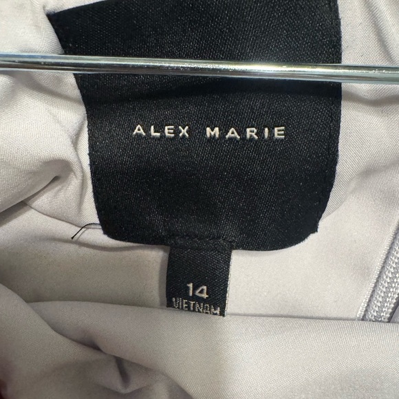 Alex Marie light grey pants and skirt suit set- 3 piece EUC - Picture 8 of 11